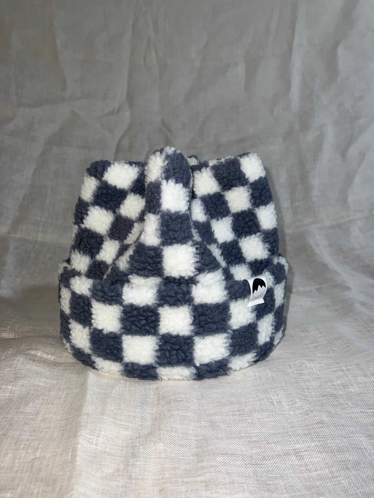 Blue & White Chequered Sherpa